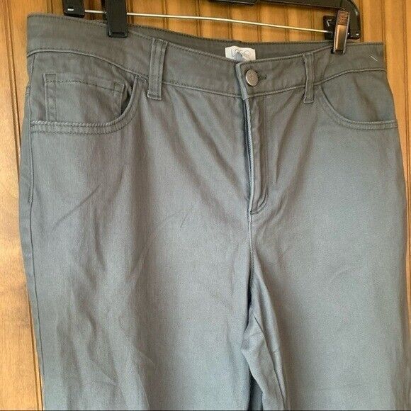 LOGO Gray Straight Leg Pants - Womens 12 - Picture 8 of 8
